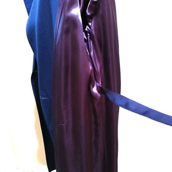 VINTAGE Midi Winter Coat - 100% Virgin Wool - Picture 9 of 15